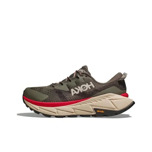 HOKA ONE ONE Амортизация Износостойкий Низкий Топ Уличная Обувь Мужская Серый Зеленый