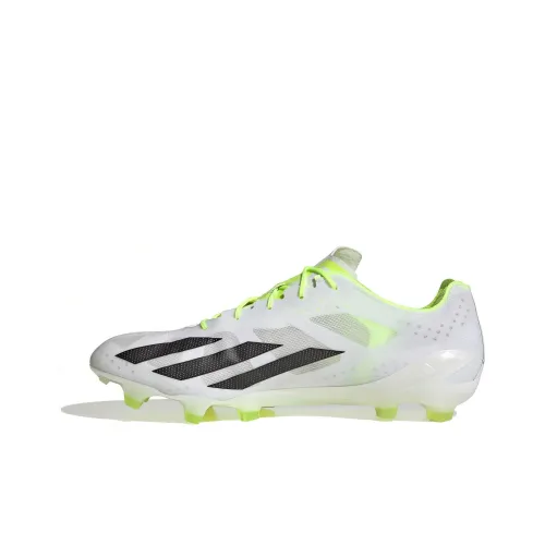 Adidas X CRAZYFAST AG Искусственная трава Противоскользящие Устойчивые к истиранию Футбольные бутсы Унисекс Лимон