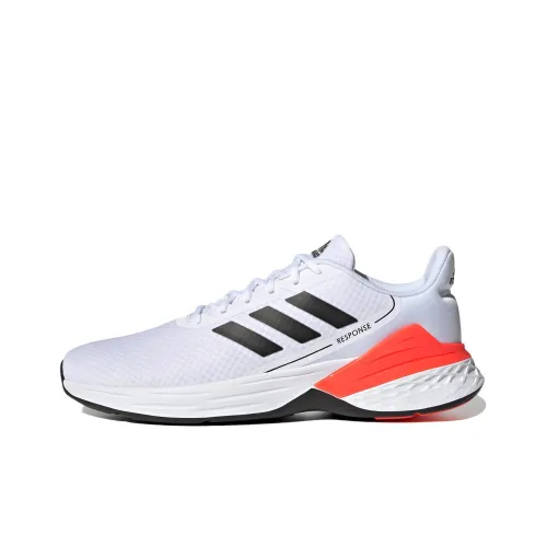 Adidas Response Устойчивый к истиранию Низкий Топ Повседневные Беговые кроссовки Мужские Белый Черный Оранжевый