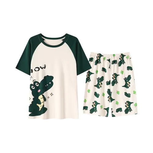 Тесный крой Areas Pajama Комплект Мужской Светлый Абрикос