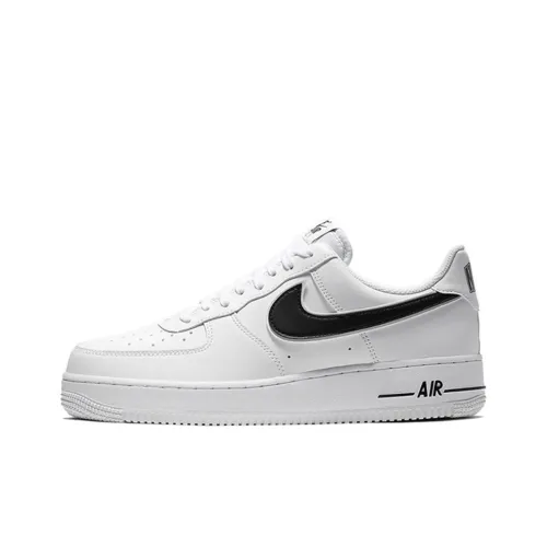 Nike Air Force 1 7 Low Топ Кроссовки для скейтбординга Унисекс Черный Крючок