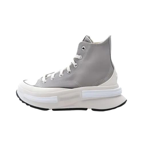 Конверс Run Star Legacy CX Устойчивые к истиранию Дышащие Высокие Кеды Женские Серые