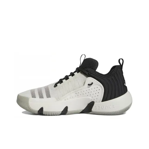Adidas Trae Unlimited Баскетбольные кроссовки Низкий топ Белый Черный Мужской