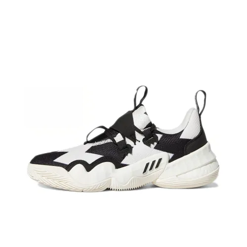 Adidas Trae Young 1,0 Винтажные баскетбольные кроссовки Low Топ Унисекс