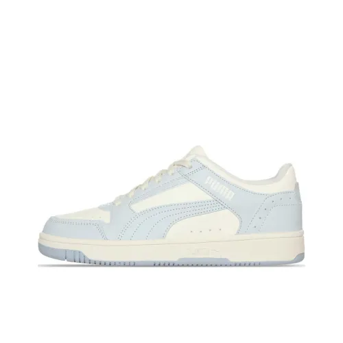 PUMA Rebound Joy Abrasion Resistant Низкие Кроссовки для скейтбординга Унисекс Белый Синий