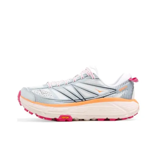 HOKA ONE ONE Mafate Speed 2 Low Топ Беговые кроссовки Унисекс Белый Синий