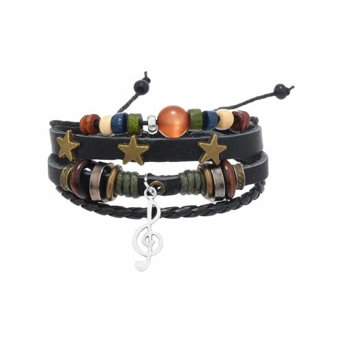 MUYAN Сплав Звезды Нота Браслет Унисекс