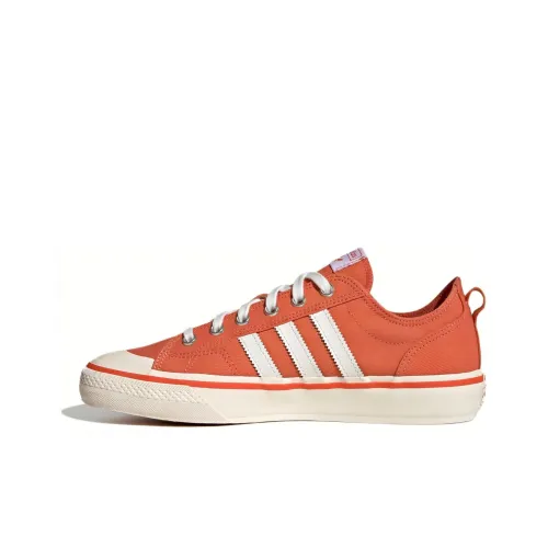 Adidas Originals NIZZA RF 74 Rf 74 Амортизация Износостойкие Низкие Кроссовки для Скейтбординга Унисекс Оранжевый Белый