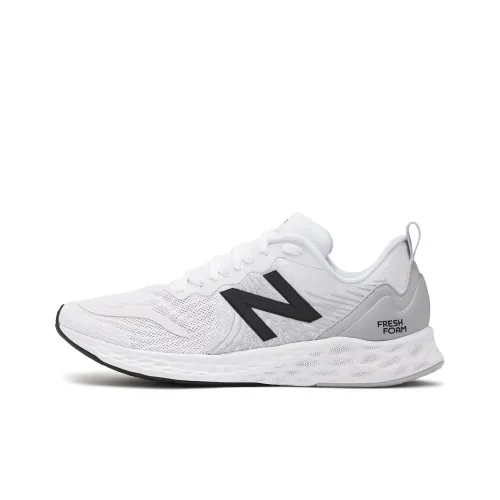 New Balance NB Свежий Foam X Low Top Беговые кроссовки Унисекс Белый D Ширина