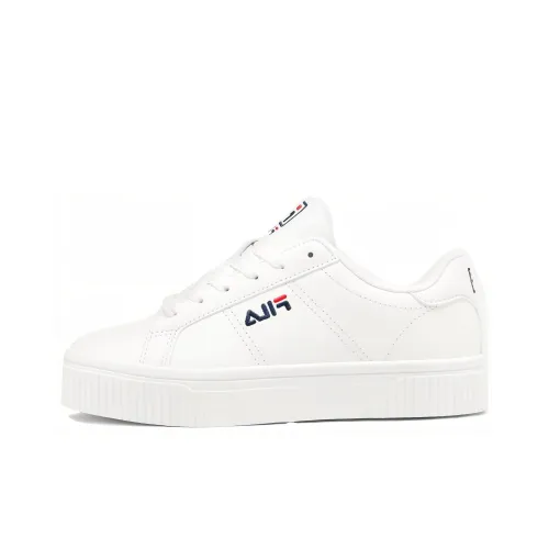 FILA Panache 19 Low Топ Скейтборд Кроссовки Женские Белые Корейский стиль