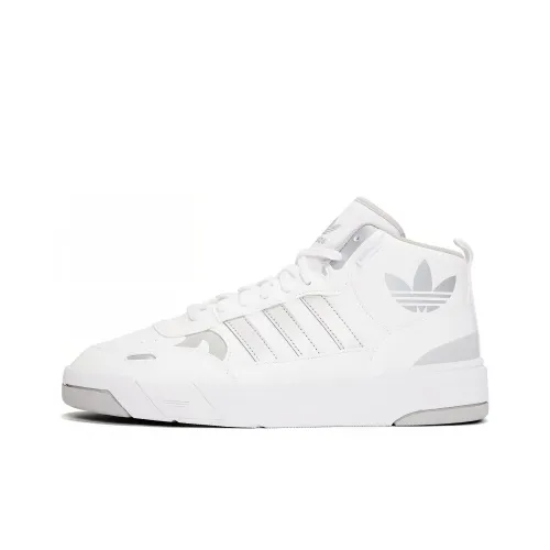 Adidas Originals Post Up Slip-Resistant Shock Absorbers MID Скейтборд Кроссовки Унисекс Белый