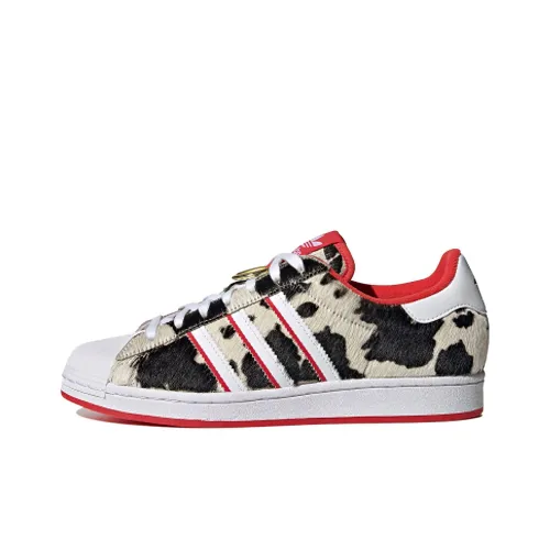 Adidas Originals Superstar Series Low Топ Скейтборд Кроссовки Унисекс Черный Белый Красный