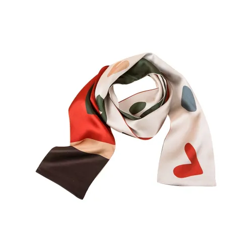 SILKUEEN Шарфы из шелка тутового дерева для женщин