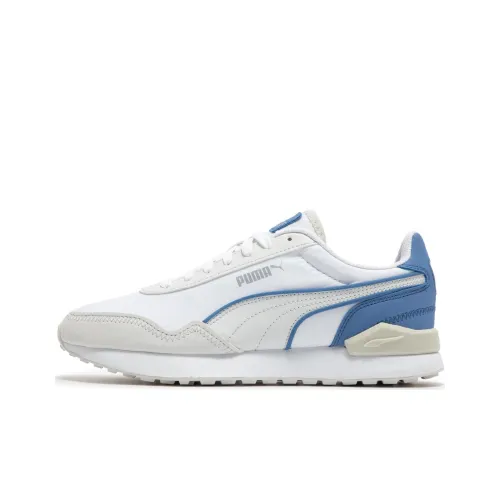 PUMA Dista Runner Беговые кроссовки Низкий верх PUMA Белый Серый Темно-синий Мужской