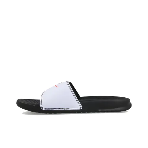 nike Benassi JDI Slip-resistant Шлепанцы Унисекс Черный Белый