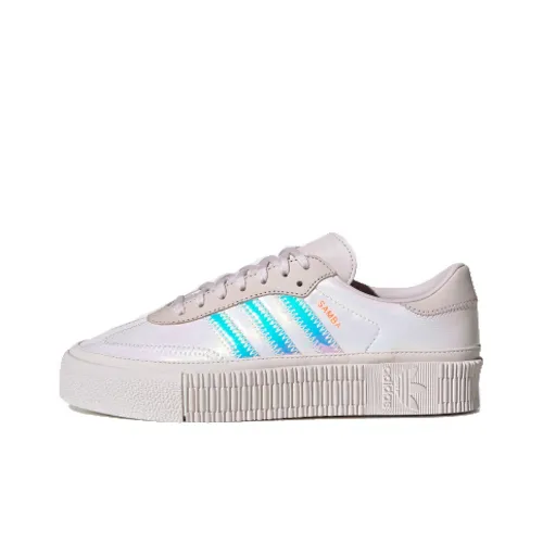 Adidas Originals Sambarose Амортизация Низкие Кроссовки для Скейтбординга Женские Светло-фиолетовые