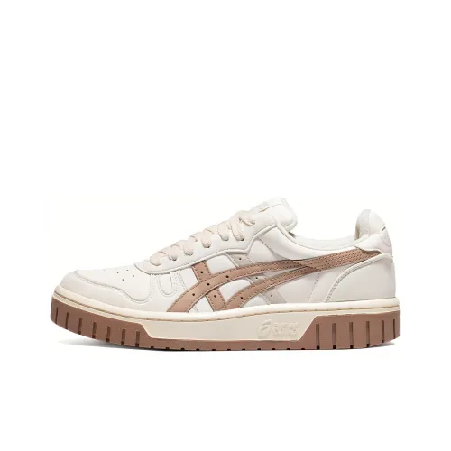 Asics Court MZ Low Топ Скейтборд Кроссовки Унисекс Белый Коричневый