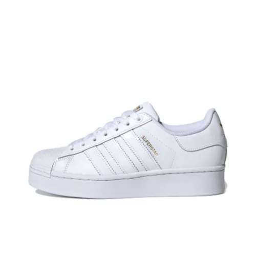 Adidas Originals Superstar Bold Low Топ Кроссовки для скейтбординга Женские Белые