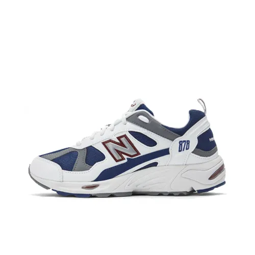 New Balance NB 878 Low Топ Спортивная Повседневная Обувь Унисекс Белый Синий