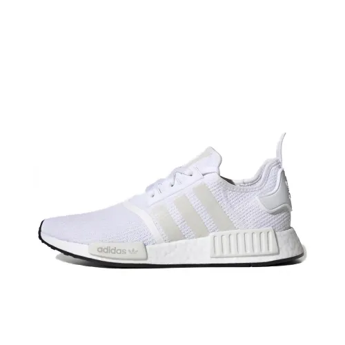 Adidas Originals NMD_R1 Противоскользящий Устойчивый к истиранию Легкий Низкий Топ Casual Унисекс Серый Белый