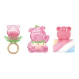 Подтвержденная версия - Клубничное кольцо, конфетный цвет + крем клубничный, конфетный цвет + сэндвич с мармеладом (развертывание и упаковка)