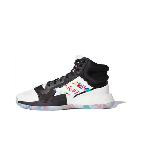 Adidas Marquee Boost Винтажные баскетбольные кроссовки High Топ Мужской