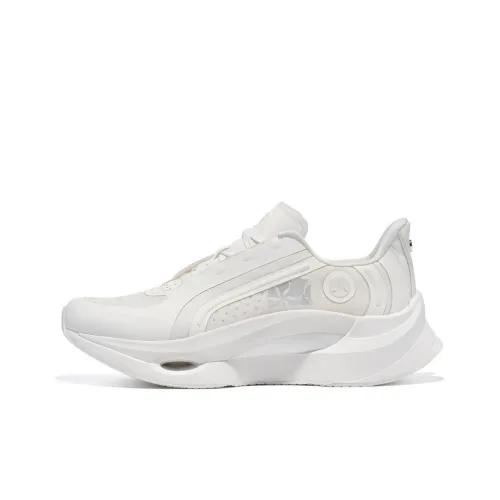LI NING 1990 Повседневный Низкий Топ Экрю Женский