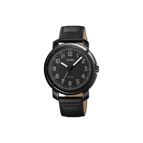 SKMEI Кварцевый механизм Мужские часы 44 мм Черный