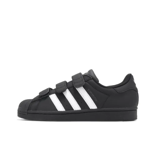 Adidas Originals SUPERSTAR CF Скейтборд Кроссовки Низкие Черные Унисекс