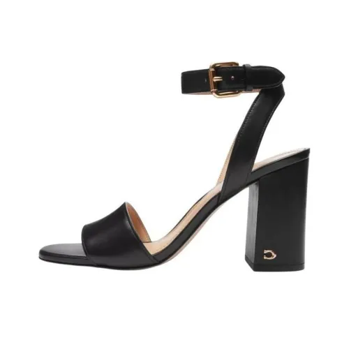 COACH Shelby Модные Сандалии 8,2 см Женские Черные