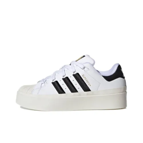 Adidas Originals Superstar Bonega Low Топ Кроссовки для скейтбординга Женские Белые Черные