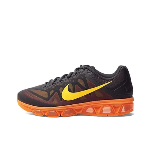 Nike Air Max Tailwind Амортизация Износостойкие Низкие Кроссовки для Бега Мужские Оранжевые Черные