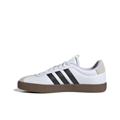 Adidas Vl Court 3,0 Амортизация Низкие Кроссовки для скейтбординга Мужские Белые