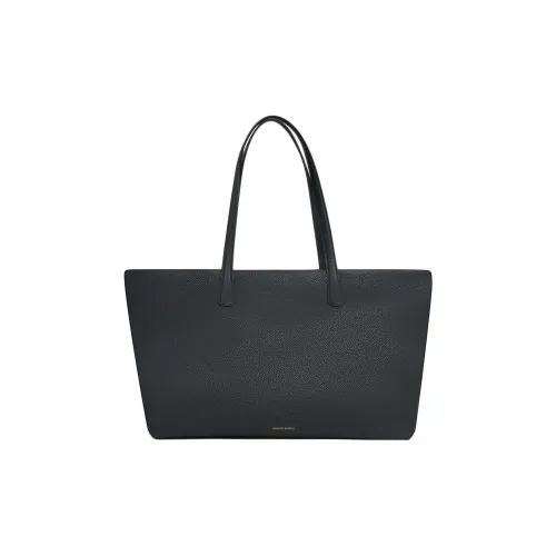 MANSUR GAVRIEL Галька Кожа Тоут Сумка Сумка для покупок Сумка Женская Черная