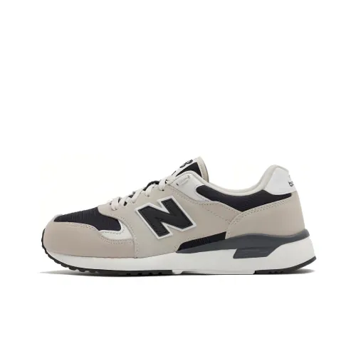 New Balance NB 570 MID Топ Повседневные Беговые Кроссовки Унисекс Бежевый Белый Черный