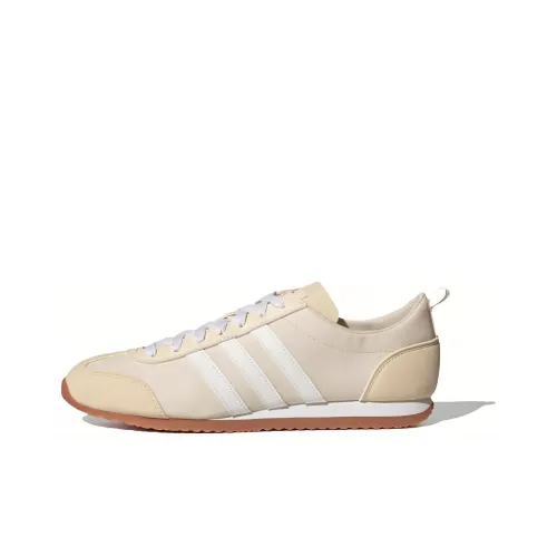 Adidas VS JOG 2,0 Амортизация Износостойкий Низкий Топ Casual Унисекс Экрю