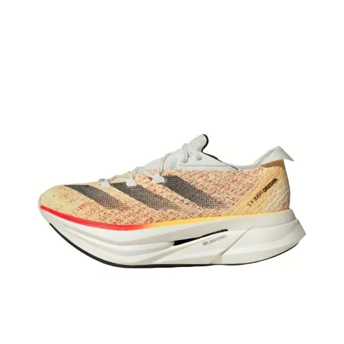 Adidas Adizero Prime X 2,0 Устойчивый к истиранию Низкий Топ Марафон Беговые кроссовки Унисекс Желтый