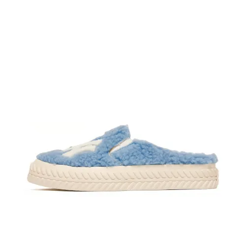 Mlb Base Logo Playball Mule Low Топ Скейтборд Кроссовки Унисекс Синий