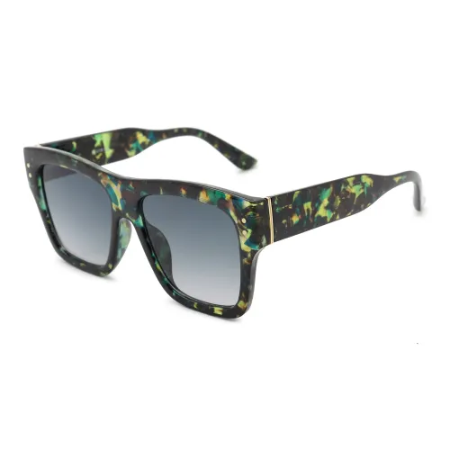 Пара Ponyo PC Квадратные Солнцезащитные Очки Унисекс