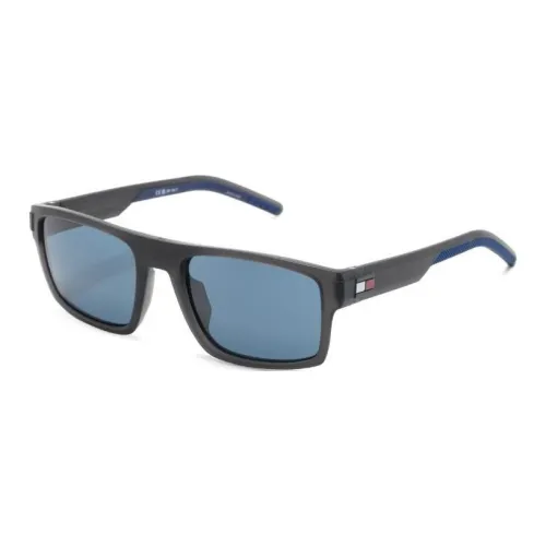 Tommy Hilfiger Квадратные Солнцезащитные Очки Мужские Черные