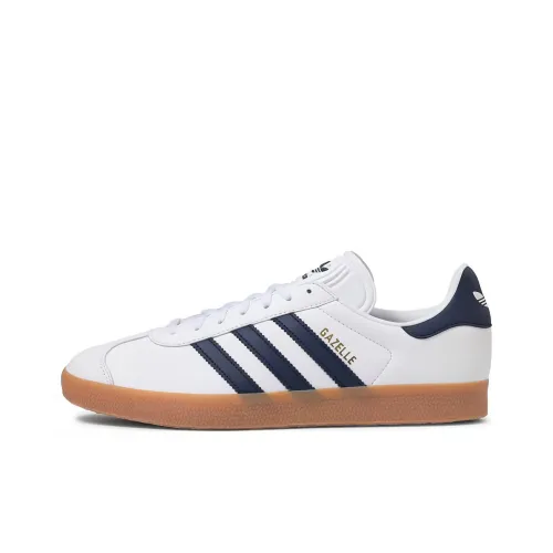 Adidas Originals Gazelle Low Топ Скейтборд Кроссовки Унисекс Белый