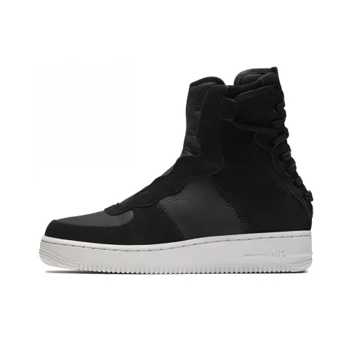 Nike Air Force 1 Rebel XX PRM High Топ Скейтборд Кроссовки Женские Черный Белый