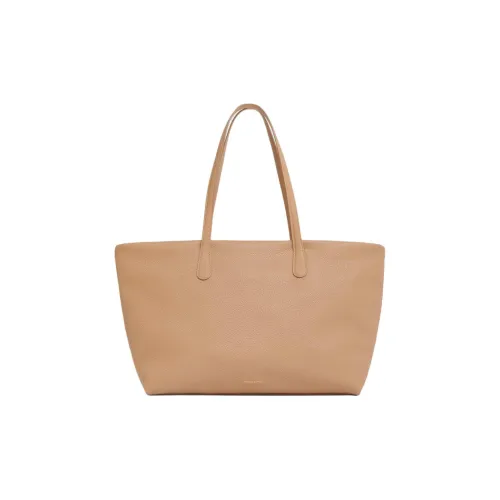 MANSUR GAVRIEL Галька Кожа Тоут Сумка Сумка для покупок Сумка на плечо Сумка Женская Коричневая