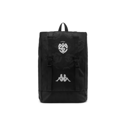 KAPPA Полиэстер Рюкзак Унисекс Черный Белый