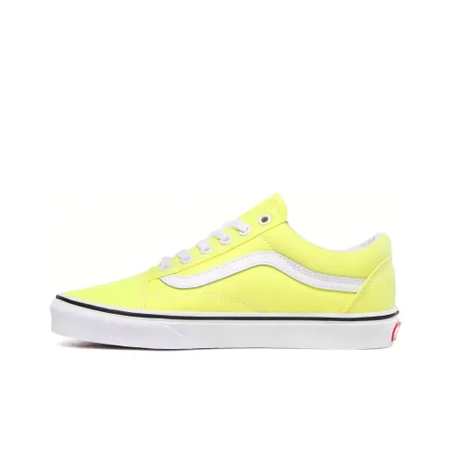 VANS Old Skool Collection Неон Низкие Кроссовки для скейтбординга Унисекс Желтые