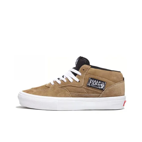 Vans Half Cab Скейтборд Кроссовки Высокие Коричневые Черные Унисекс