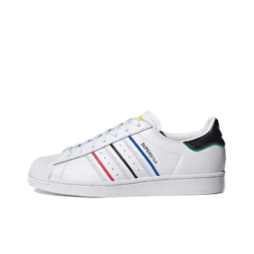 Adidas Originals Superstar Series Low Топ Скейтборд Кроссовки Унисекс Белый