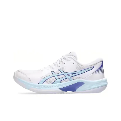 Asics Beyond FF Амортизация Дышащий Легкий Низкий Топ Бадминтон Обувь Женская Белый Циановый