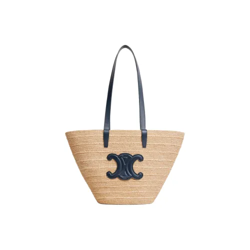 CELINE Raffia Сумка через плечо Женская Морской Синий