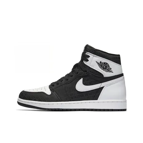 Jordan Air Jordan 1 Retro High RE2PECT 3M High Top Винтажные баскетбольные кроссовки Мужской Черный Белый